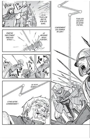 Extrait The Bugle Call - planche 3, le trait de Higoro Toumori