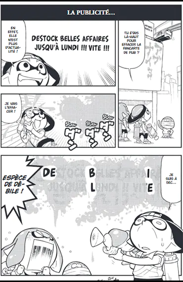 Découvrir un extrait de Splatoon Histoires Poulpes tome 1