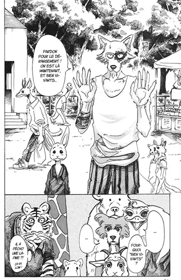 Beastars - extrait de planche 1