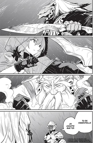 Extrait des premières pages du manga Goblin Slayer