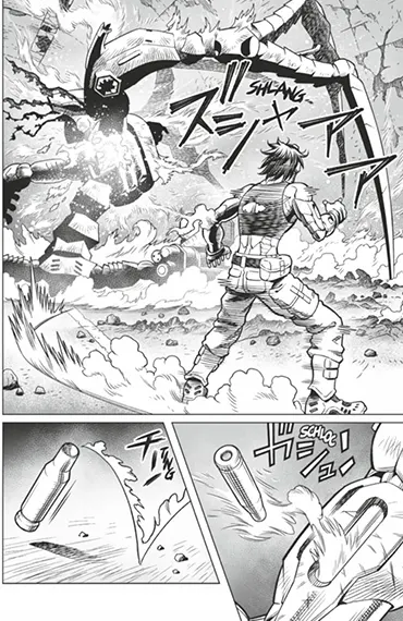 Extrait de planche du manga Gunnm Mars Chronicle