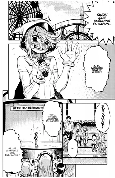 Planche du manga SHY : mise en scène des émotions des personnages